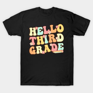 Third Grade Team 3rd Grade Teacher Girl Back to School T-Shirt